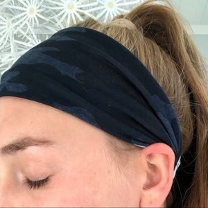 Lululemon Navy Camouflage Headband